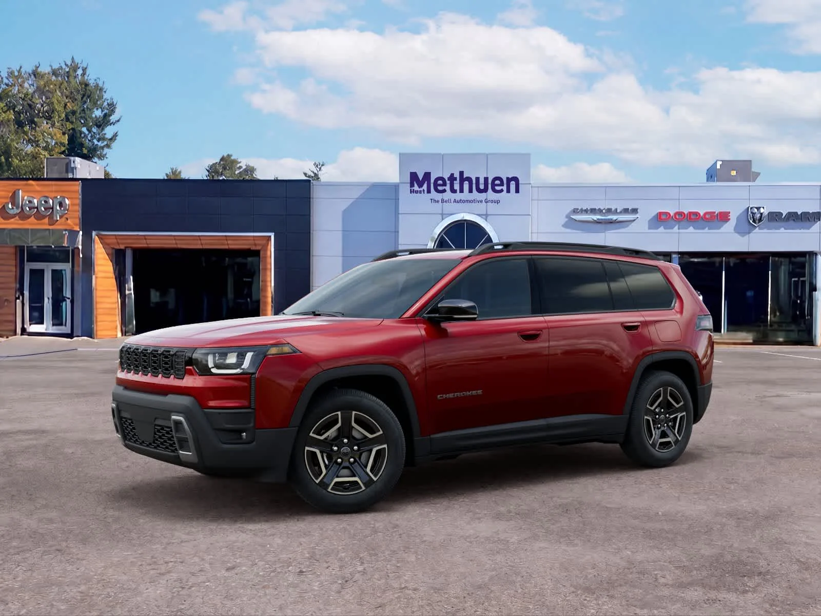 New 2026 Red Hot Pearlcoat Jeep Limited image 2