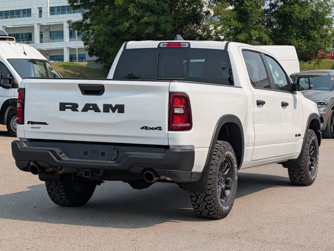 New 2026 White RAM Rebel - - 4x4 - Hurricane Twin Turbo - Rebel Level 1 Equip Grp & More! image 8