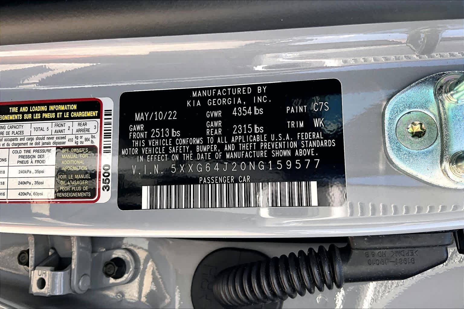 Used 2022 Wolf Gray Kia GT-Line image 35