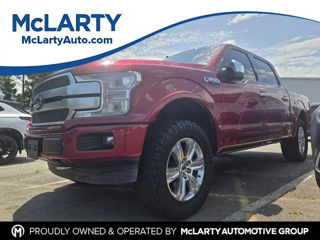 Used 2019 Red Ford Platinum image 1