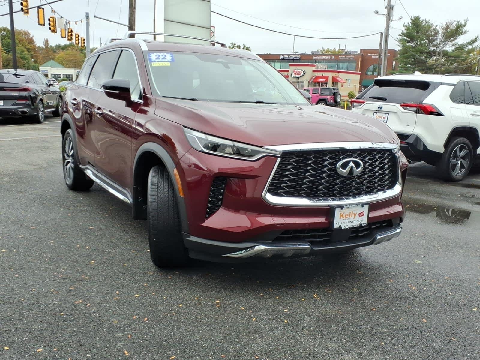 Certified Used 2022 Deep Bordeaux INFINITI SENSORY image 3