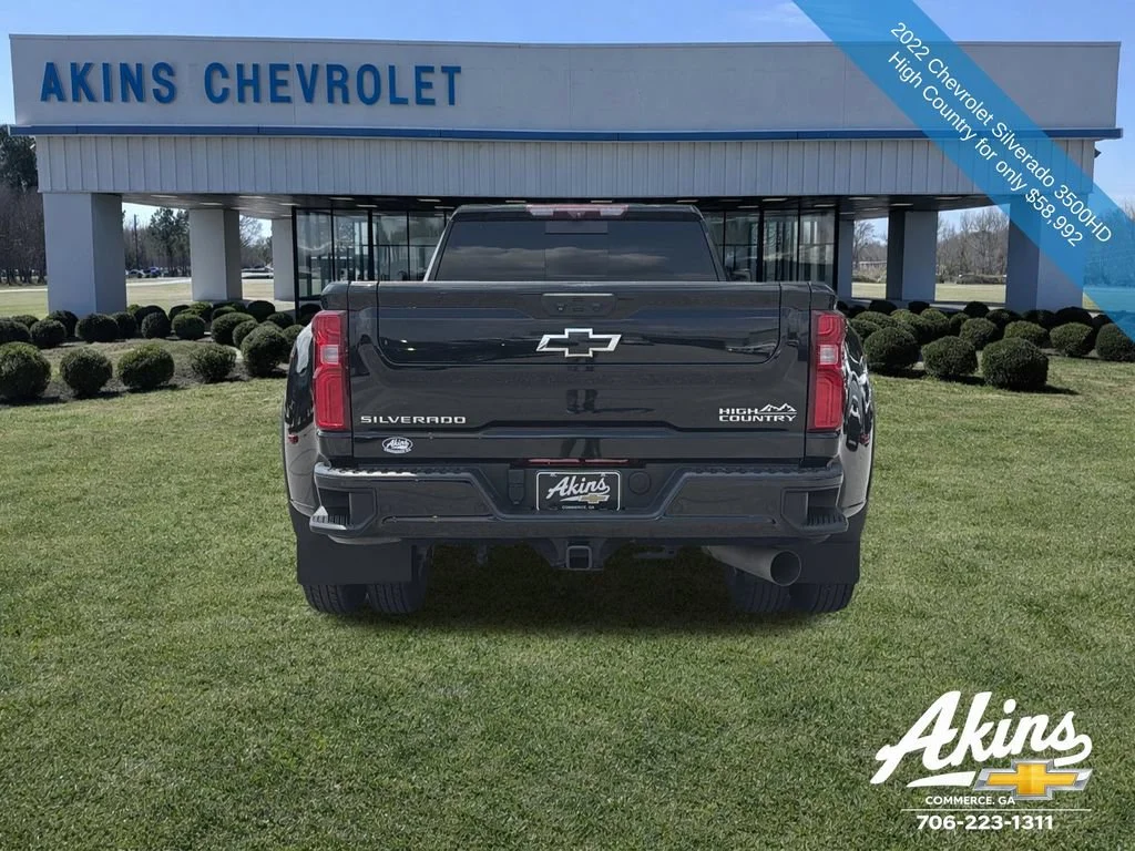 Used 2022 Black Chevrolet High Country DRW image 4