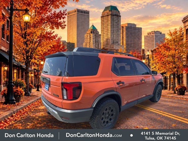 New 2026 Sunset Orange Honda TrailSport Elite Blackout image 4