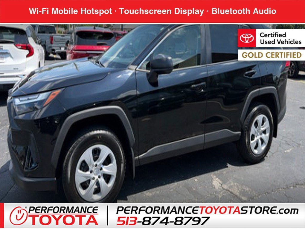 Certified Used 2024 Midnight Black Metallic Toyota LE image 1