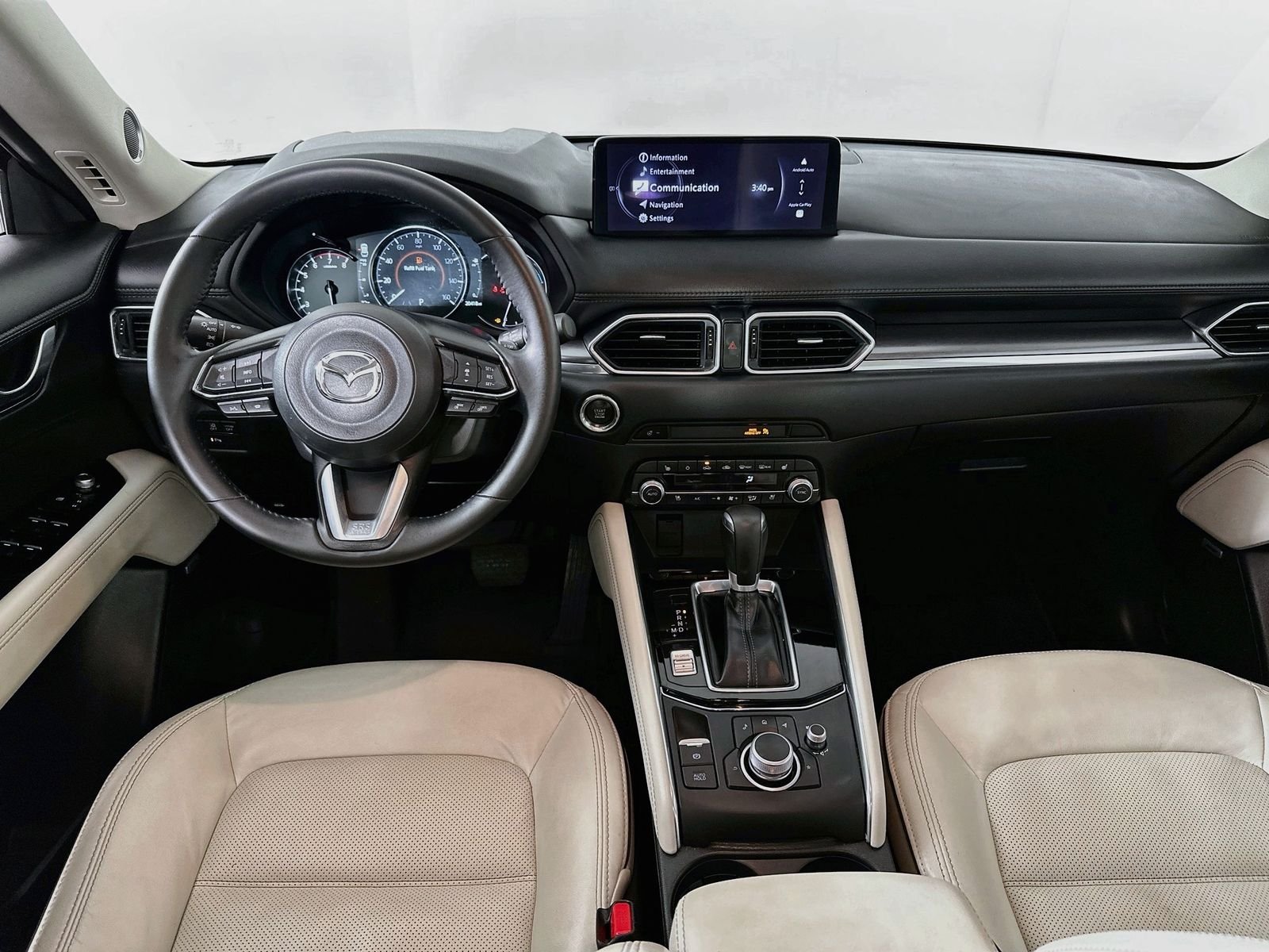 Used 2025 Jet Black Mica Mazda 2.5 S Premium Plus Package Vented Seats Heads Up Sunroof image 24