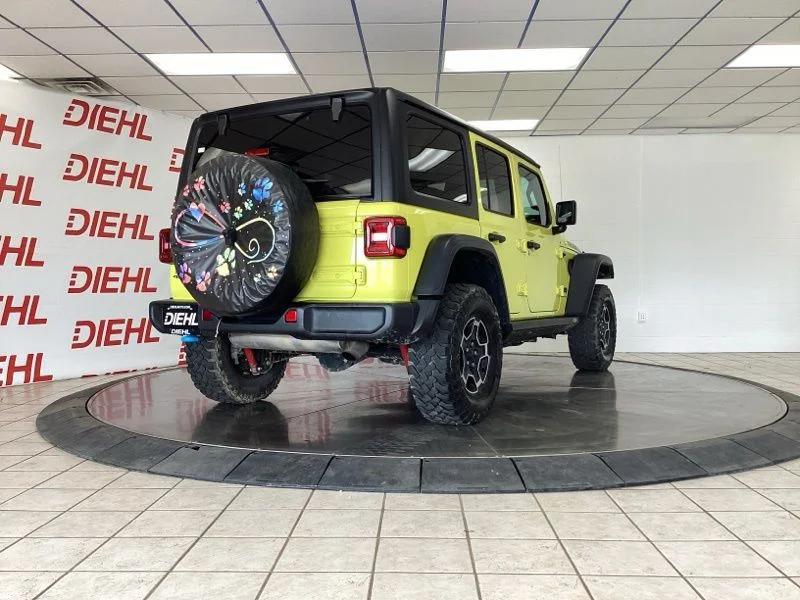 Used 2023 Yellow Jeep Rubicon 4xe image 7