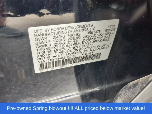 Used 2025 Black Acura Technology Package image 52