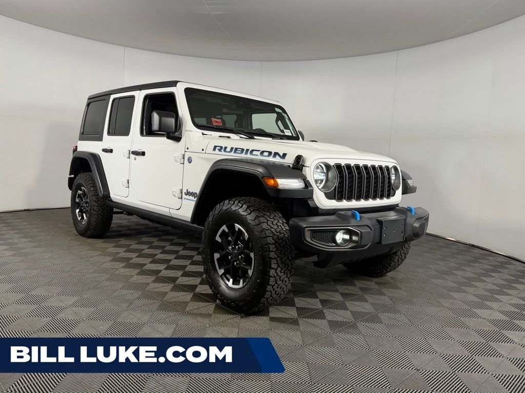 Used 2025 White Jeep Rubicon 4xe image 1