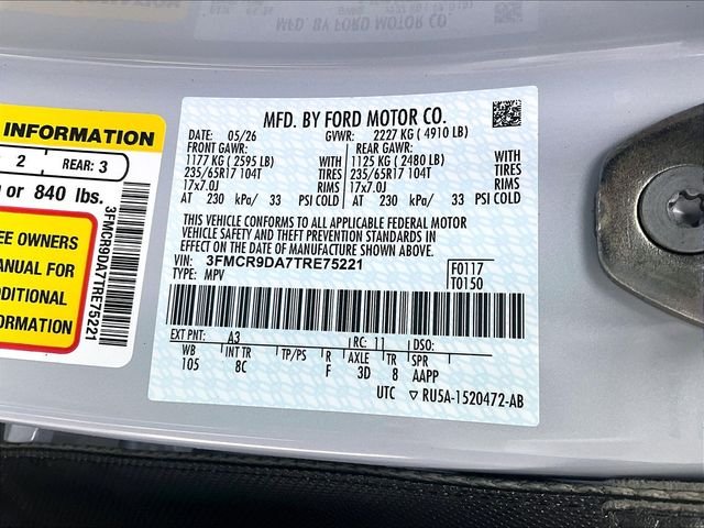 New 2026 Space White Metallic Ford Badlands image 29