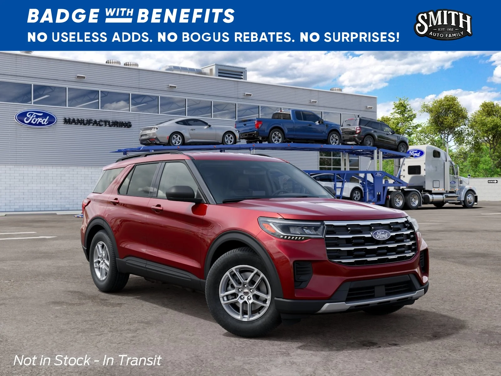 New 2027 Ruby Red Metallic Tinted Clearcoat Ford Active image 5