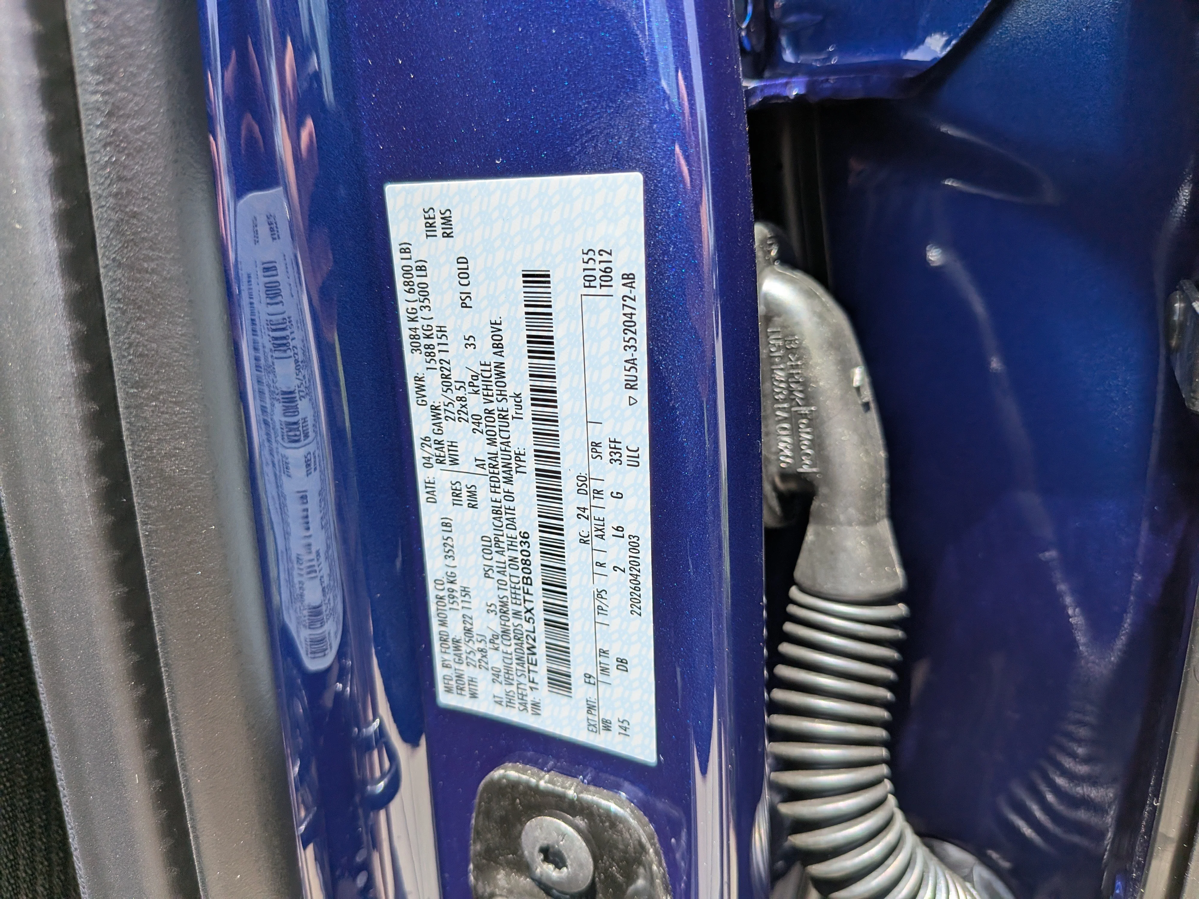 New 2026 Argon Blue Metallic Ford STX® image 33