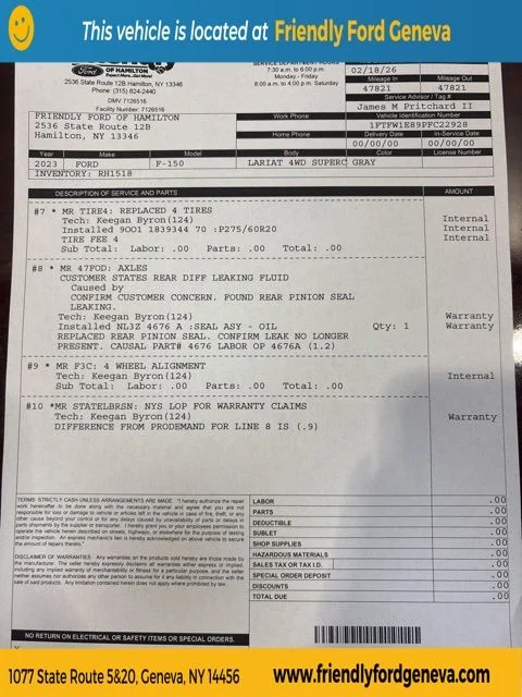 Certified Used 2023 Gray Metallic Ford Lariat image 4