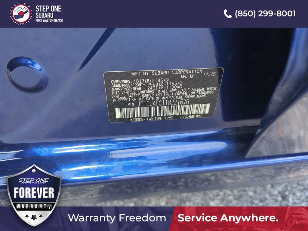 Used 2026 Blue Subaru Sport image 38