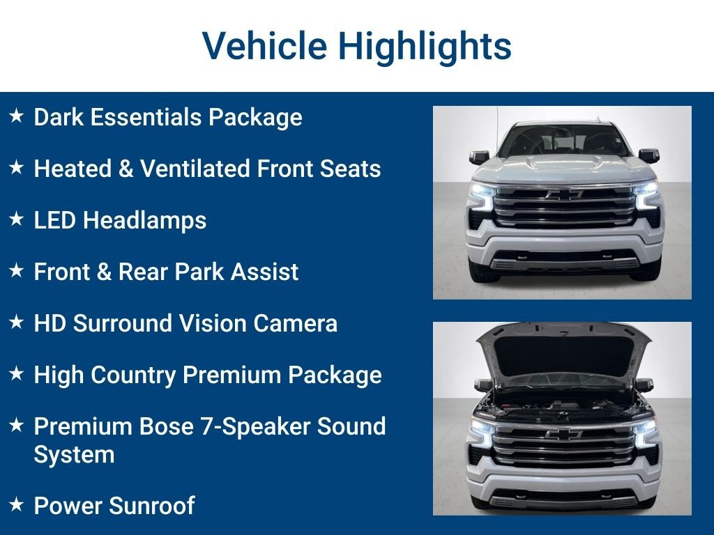 Used 2023 White Chevrolet High Country image 3