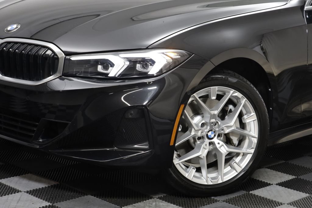 Certified Used 2025 Black Sapphire Metallic BMW 330i xDrive image 3