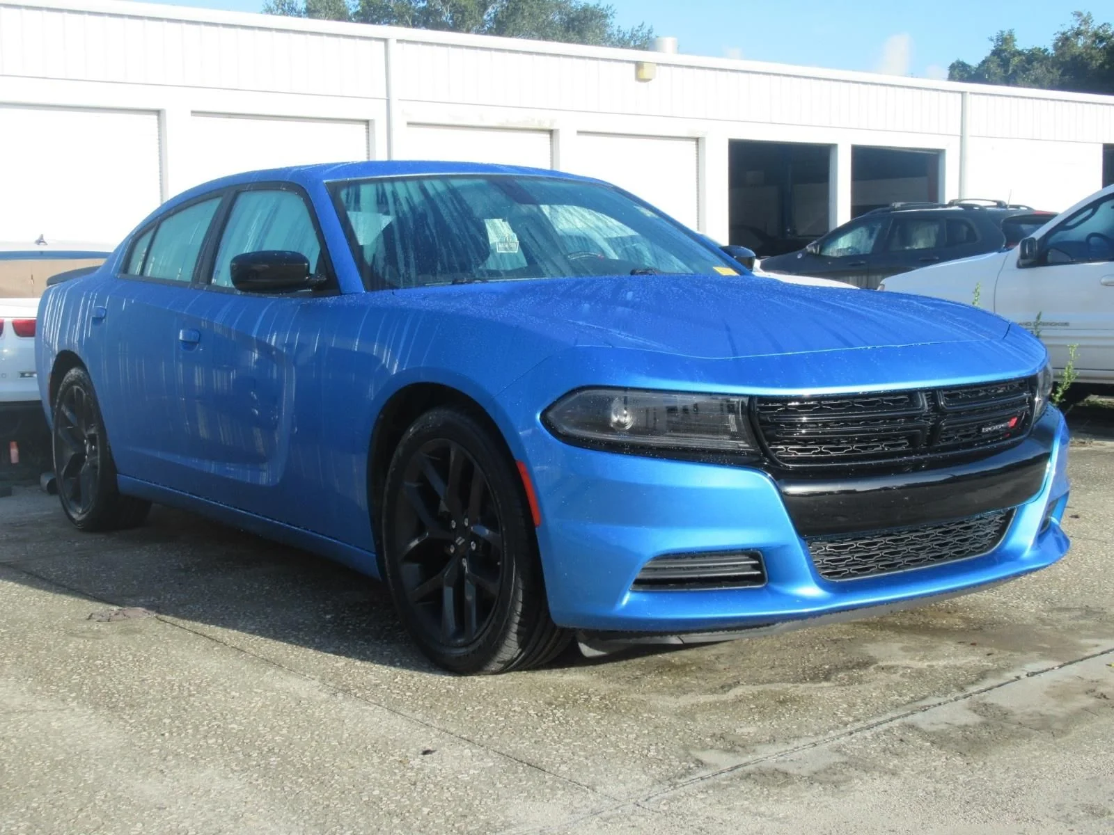 Certified Used 2023 Blue Dodge SXT image 1