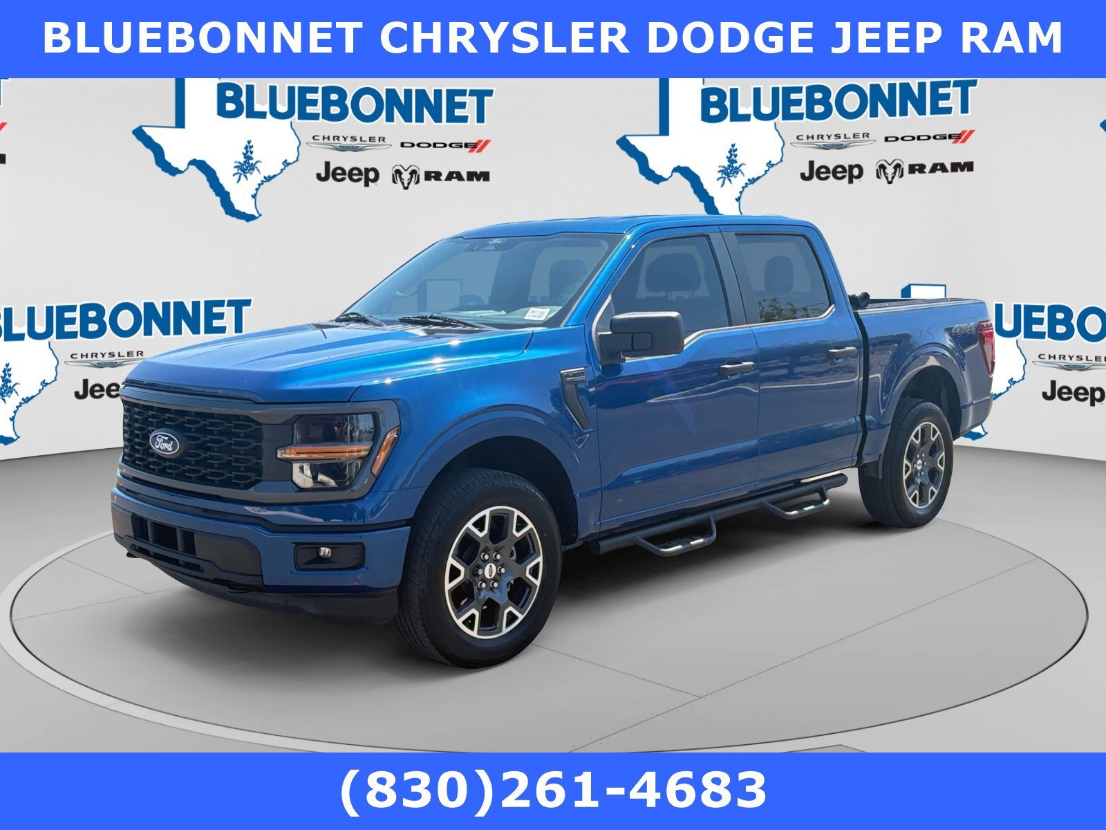 Used 2024 Blue Metallic Ford STX image 1