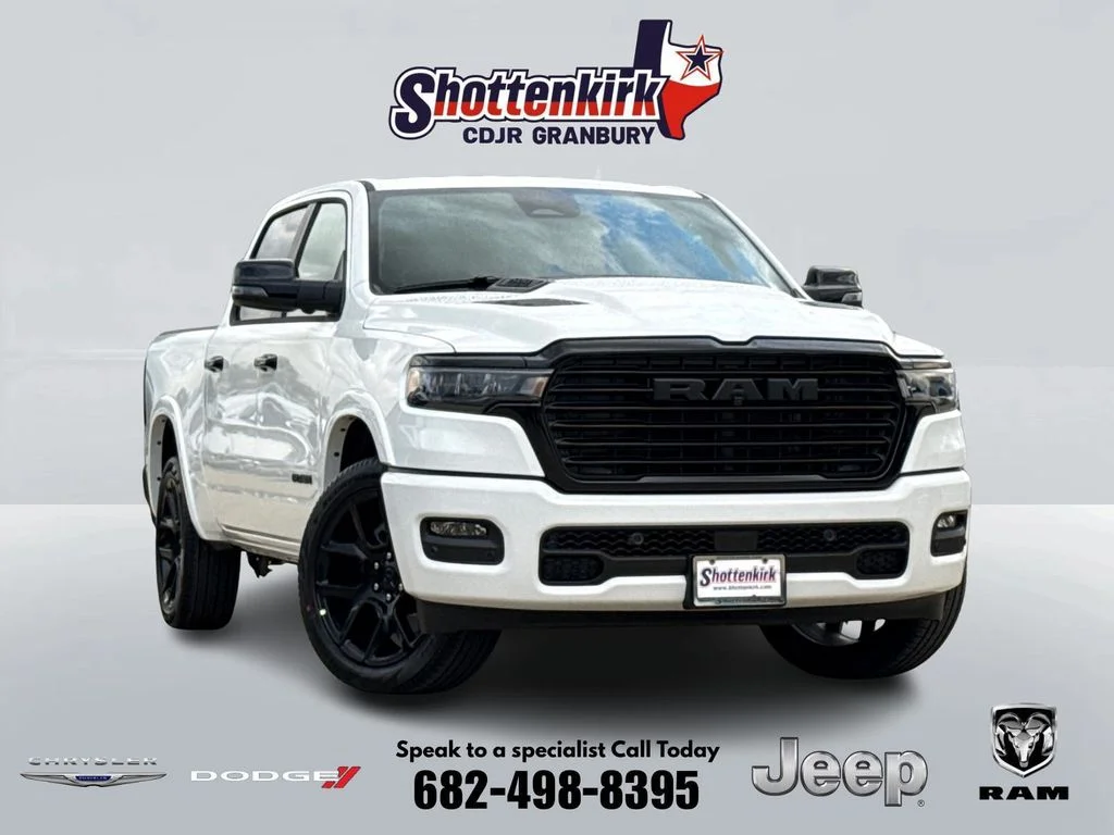 New 2026 Bright White Clear-Coat Exterior Paint RAM Laramie image 1