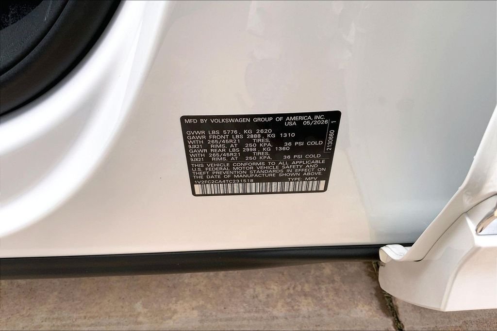 New 2026 White/off-white Volkswagen 2.0T SEL Premium R-Line image 14