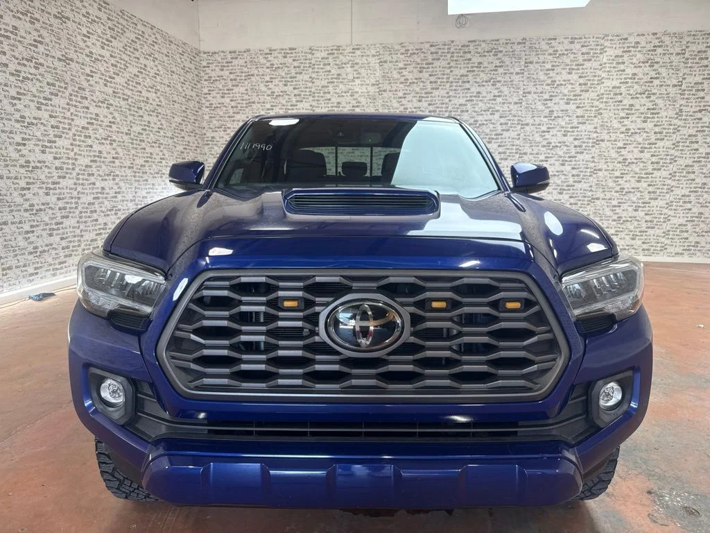 Used 2022 Blue Crush Metallic Toyota TRD Sport image 2