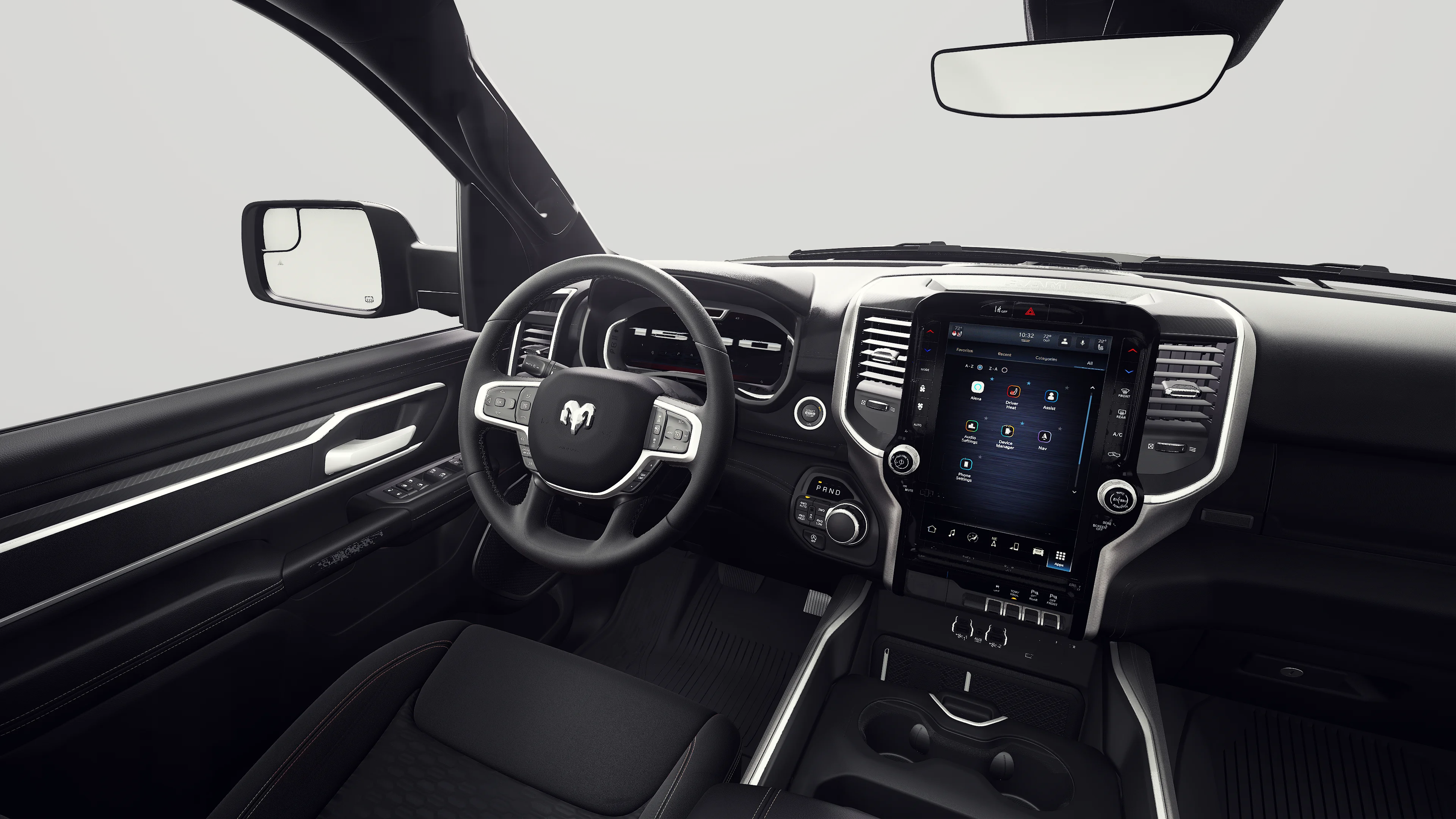 New 2027 Diamond Black Crystal Pearl-Coat Exterior Paint RAM BIG HORN image 8