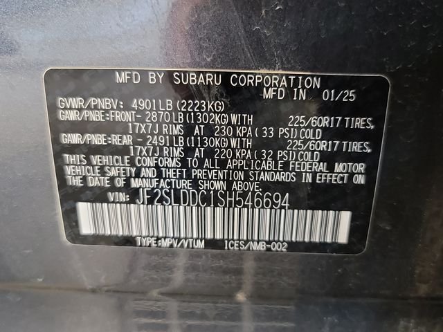 Used 2025 Gray Metallic Subaru Premium image 37