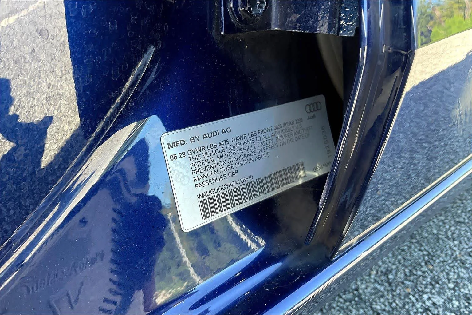 Used 2023 Navarra Blue Metallic Audi Premium image 67