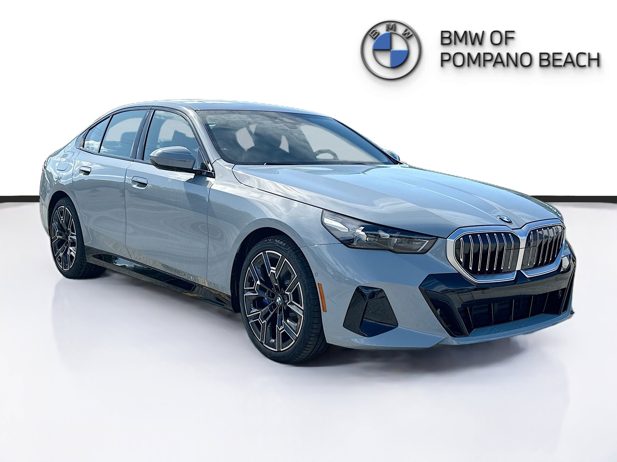 New 2026 Brooklyn Grey Metallic BMW 530i image 1