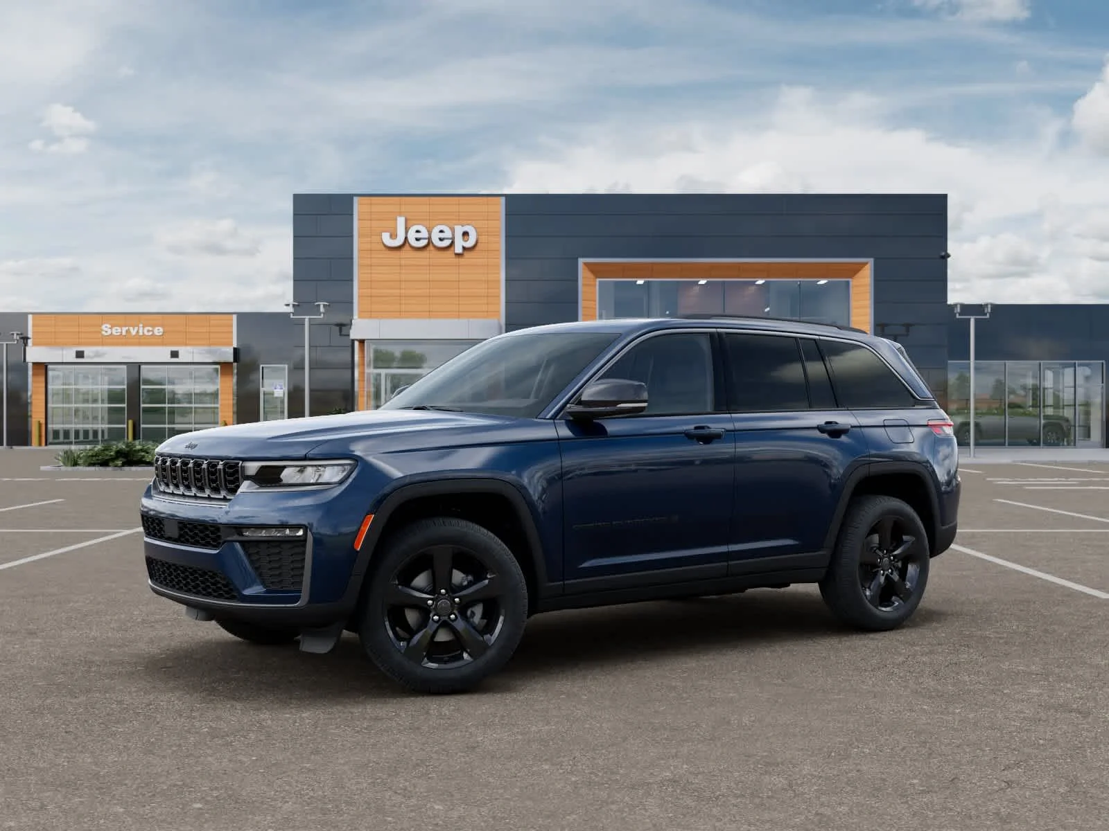 New 2027 Fathom Blue Pearlcoat Jeep Limited image 2