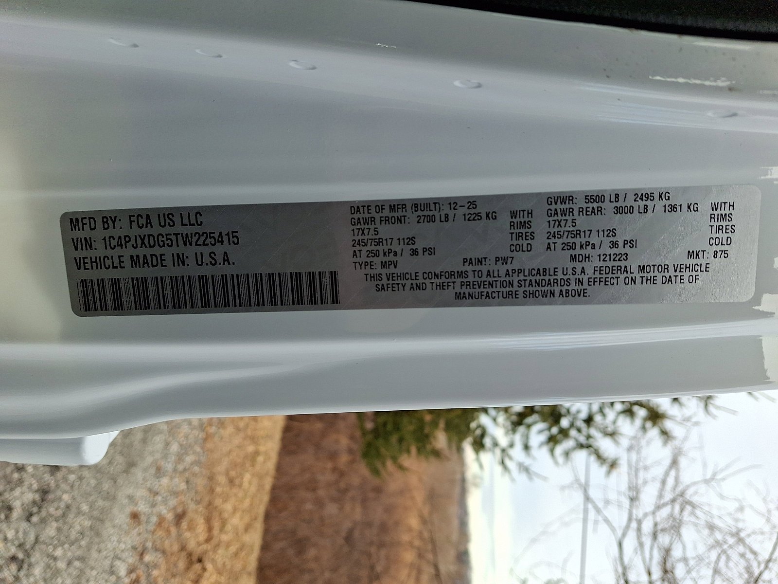 New 2026 Bright White Clear-Coat Exterior Paint Jeep Sport S image 16