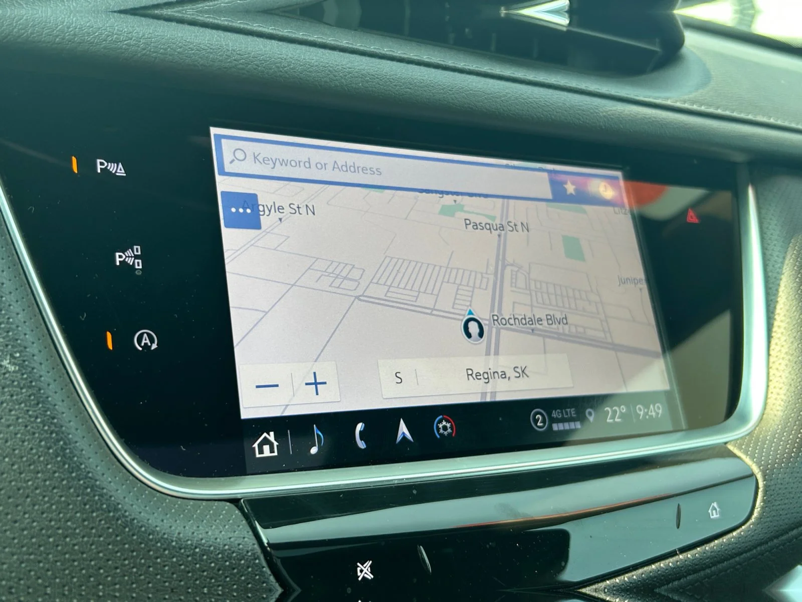 Certified Used 2025 STELLAR BLACK METALLIC Cadillac AWD Premium Luxury Leather Sunroof Nav image 26