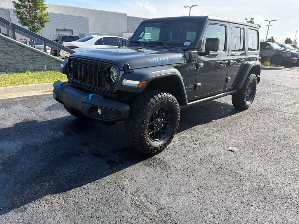 Used 2024 Gray Jeep Willys 4xe image 3