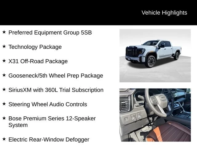 New 2026 Glacier White Tricoat GMC Denali Ultimate image 8
