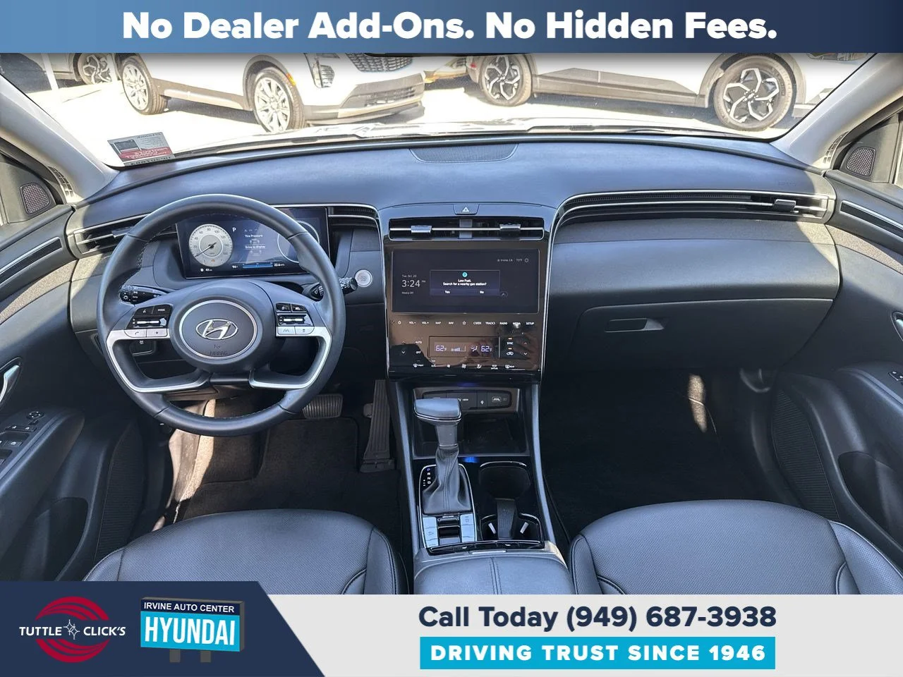 Used 2024 HAMPTON GRAY HYUNDAI SEL image 21