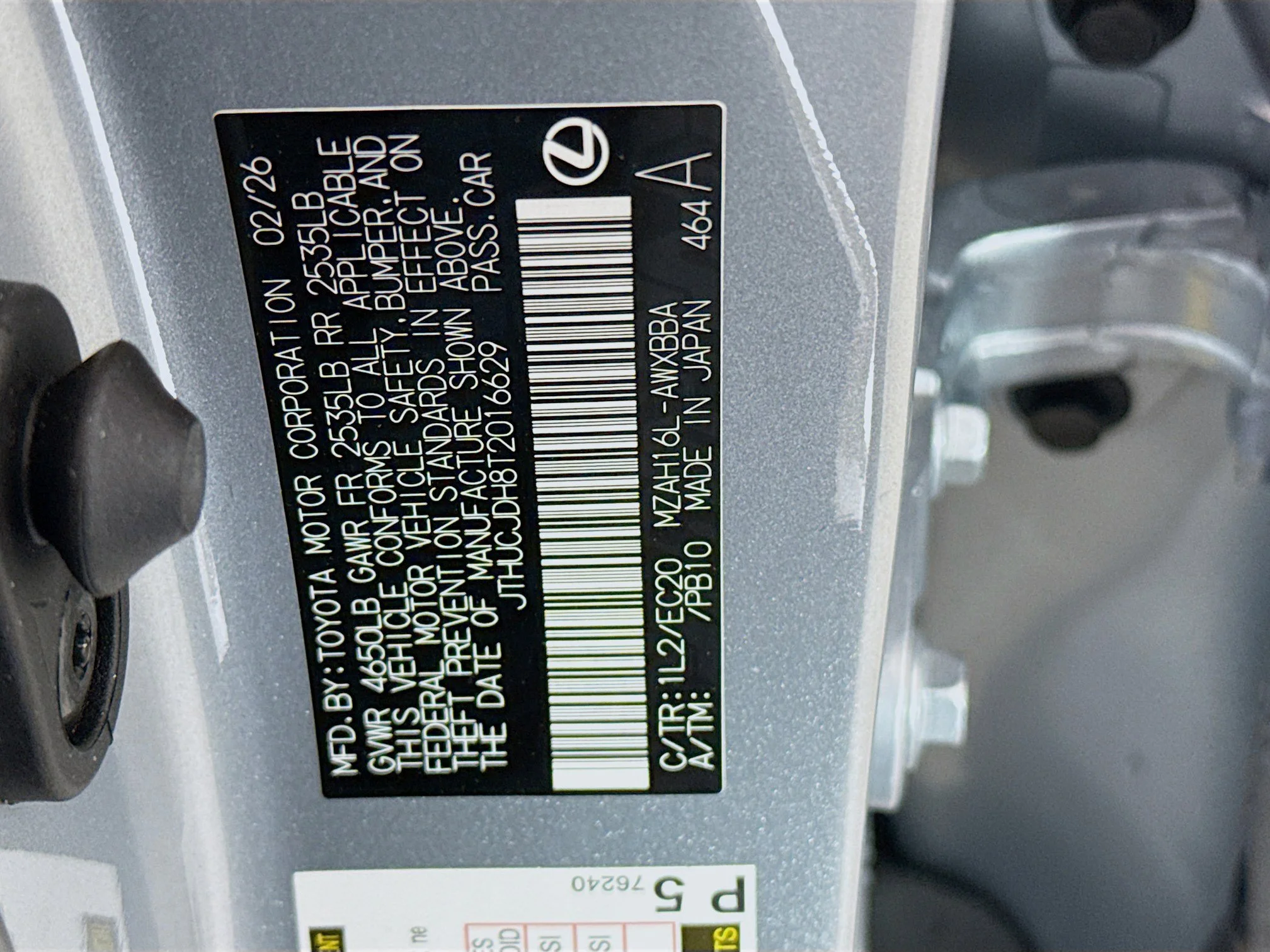 Certified Used 2026 Iridium Lexus 300h Premium image 30