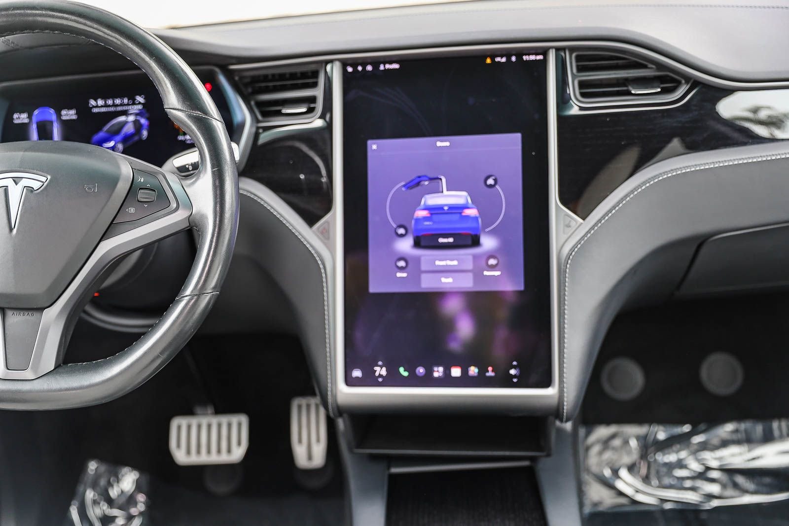Used 2020 Deep Blue Metallic Tesla Performance image 13