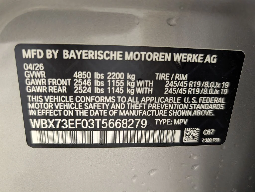 New 2026 Space Silver Metallic BMW xDrive28i image 21