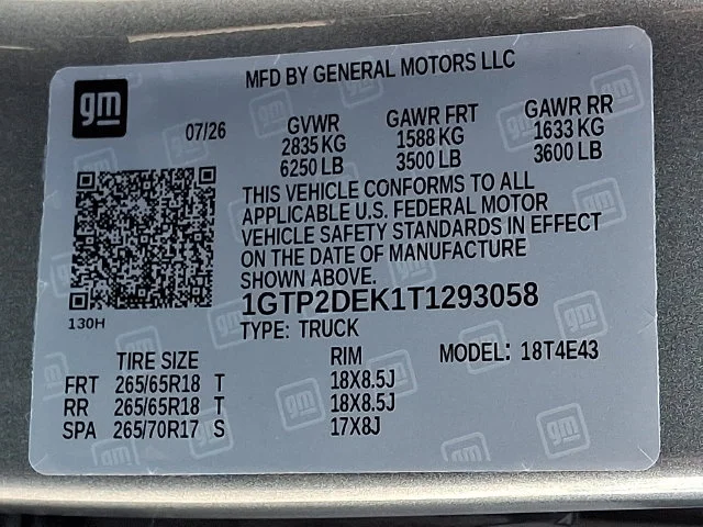 New 2026 Sterling Metallic GMC AT4 image 21