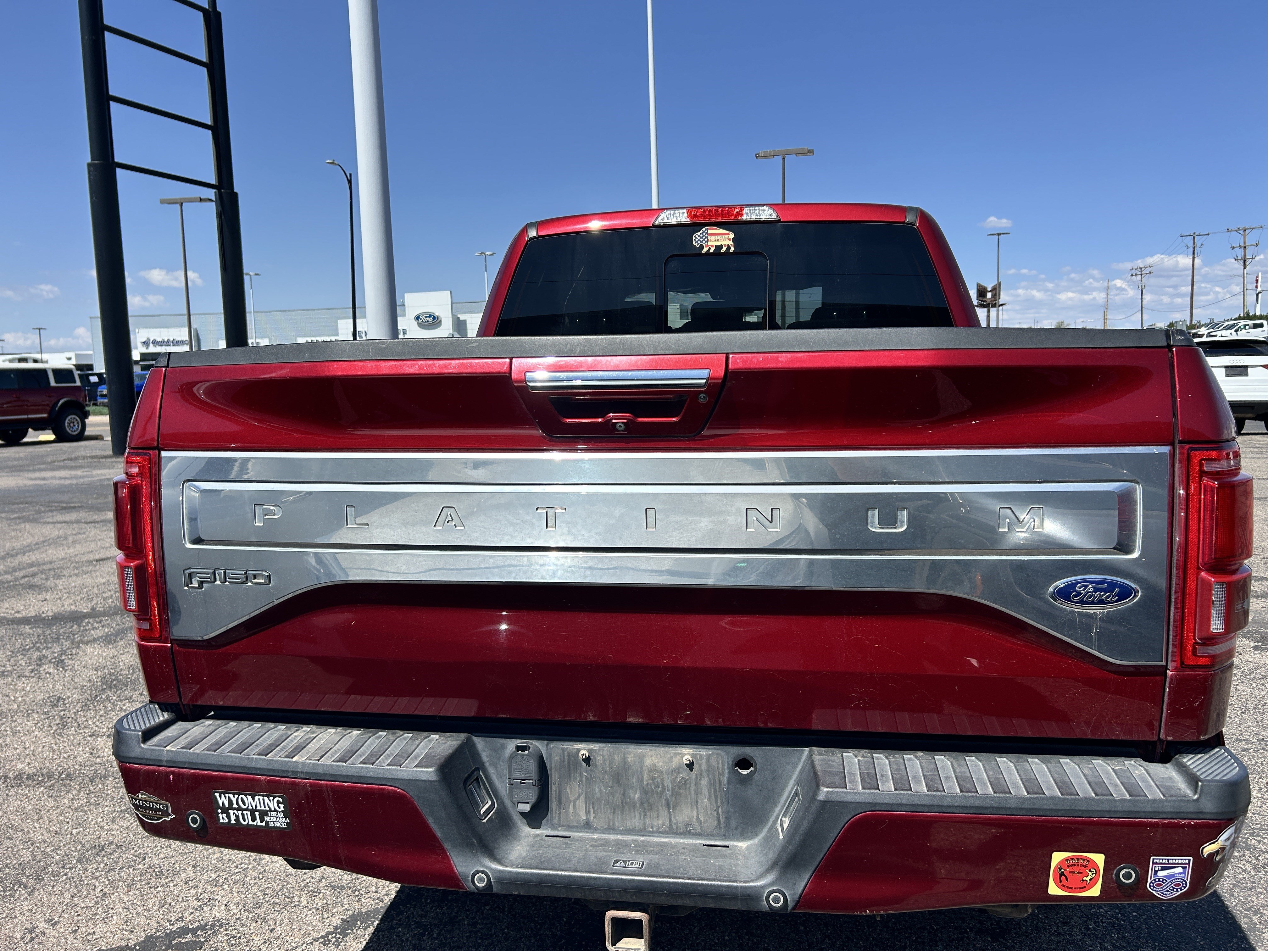 Used 2015 Red Ford Platinum image 3