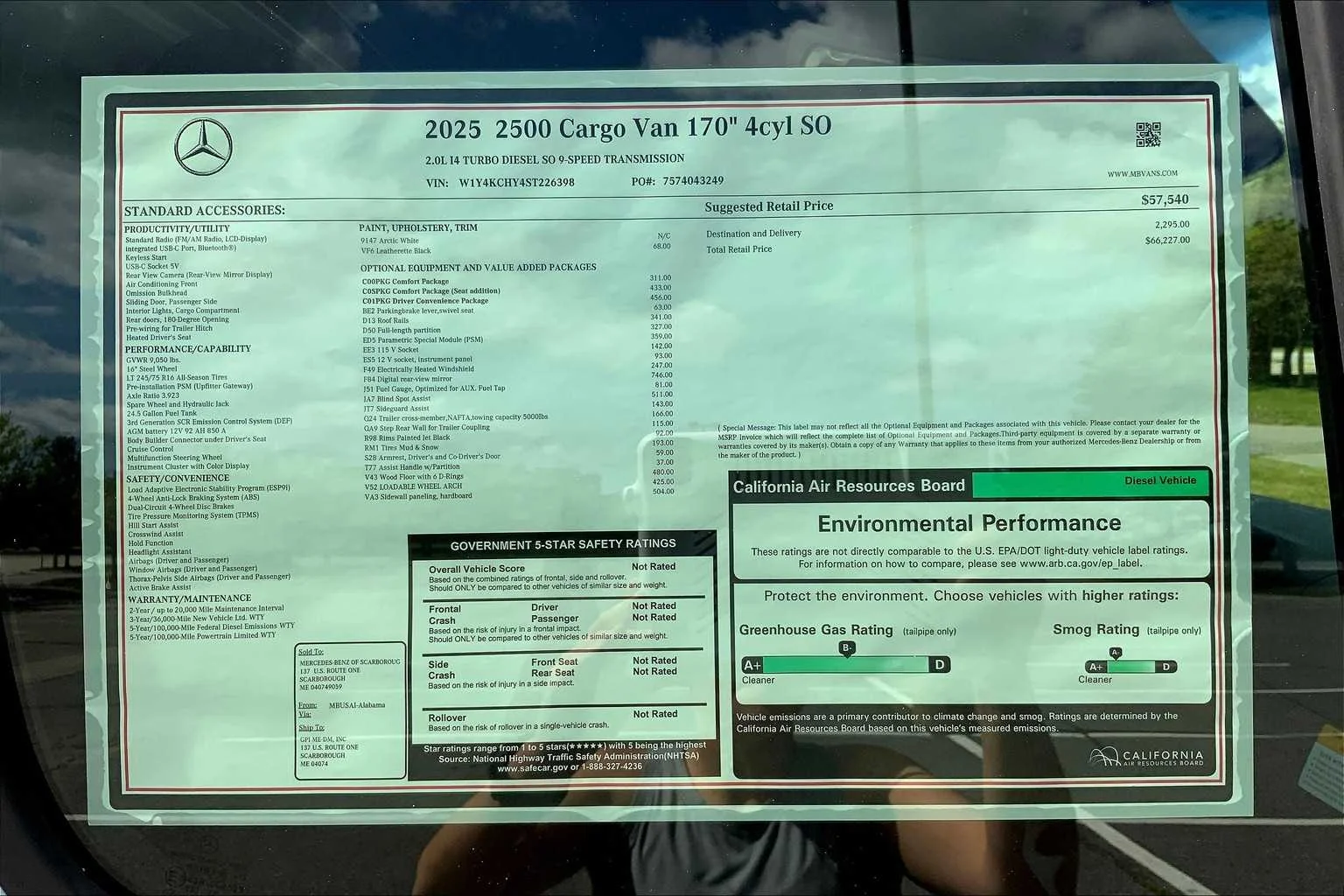 2025 Mercedes-Benz Sprinter Cargo Van Base - Photo 27