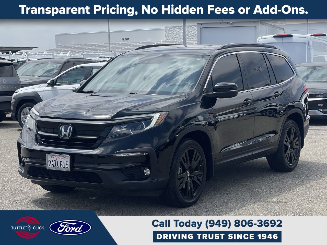 Used 2022 Black Honda Special Edition image 3