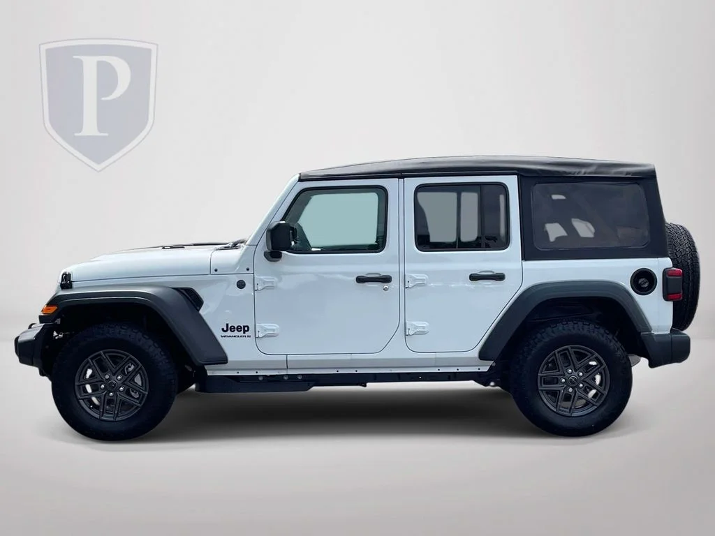 New 2026 Bright White Clear-Coat Exterior Paint Jeep Sport S image 5