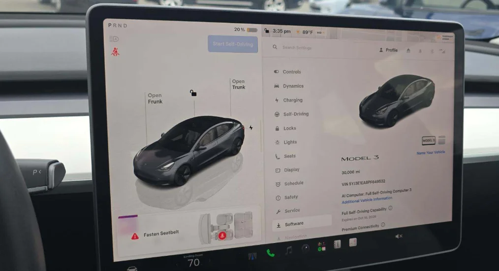 Used 2023 Silver Tesla Base image 3