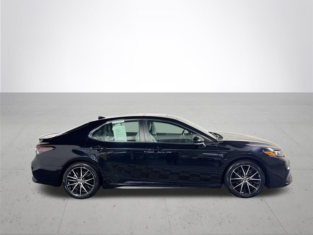 Used 2023 Midnight Black Metallic Toyota SE image 5