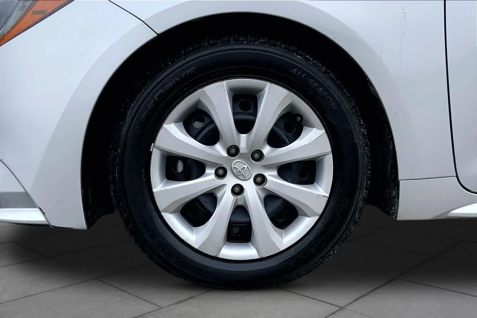 Used 2024 Classic Silver Metallic Toyota LE image 11