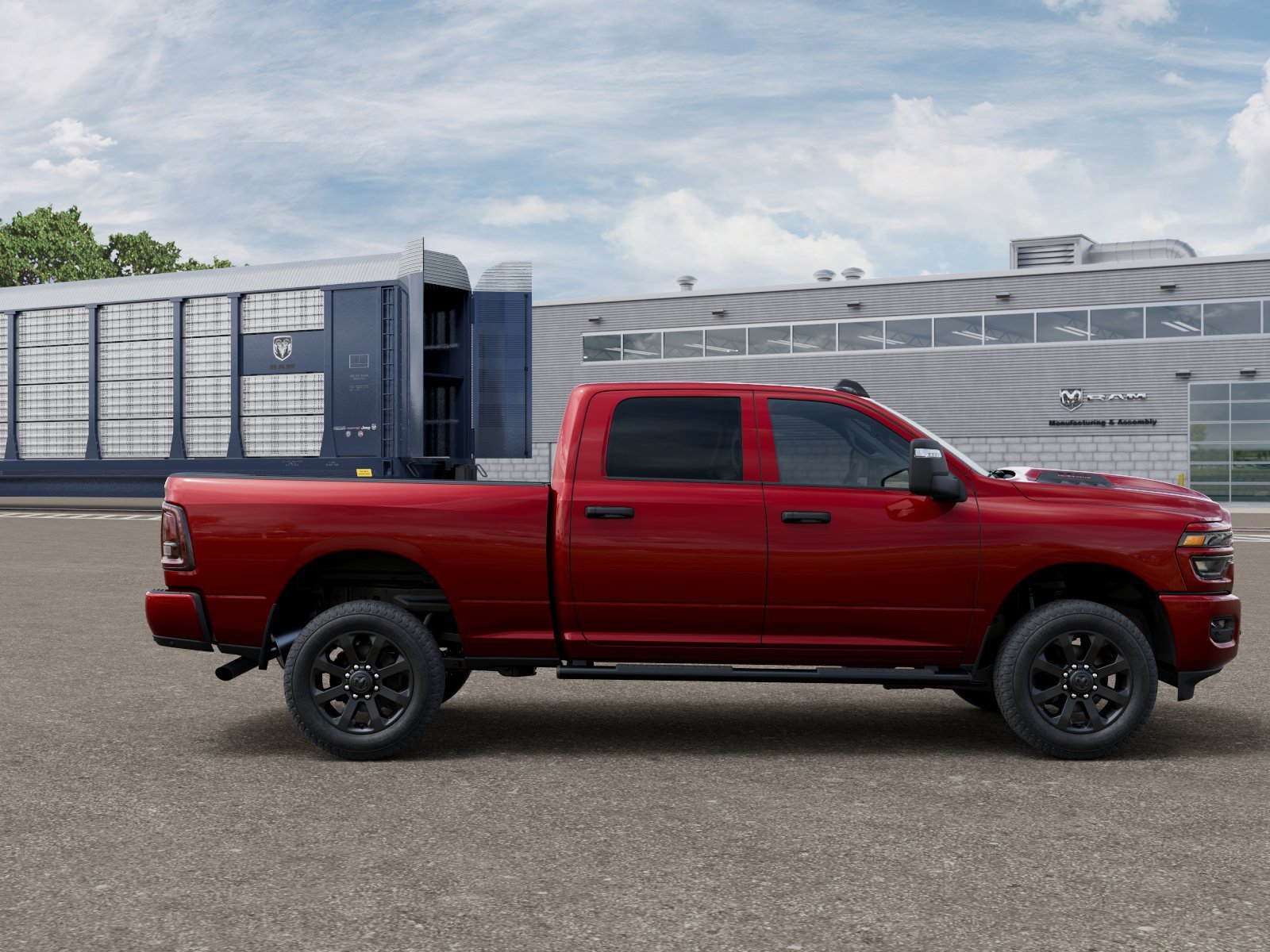 New 2026 Molten Red Pearlcoat RAM Black Express image 12