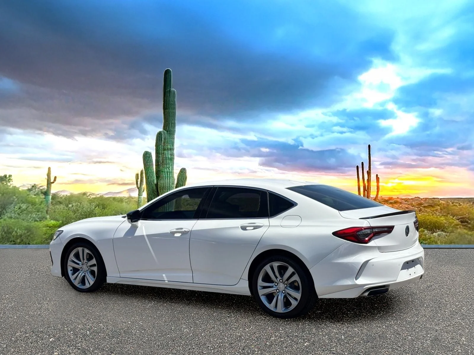 Used 2021 White Acura Technology Package image 3