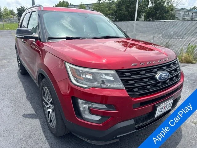 Used 2017 Ruby Red Metallic Tinted Clearcoat Ford Sport image 4