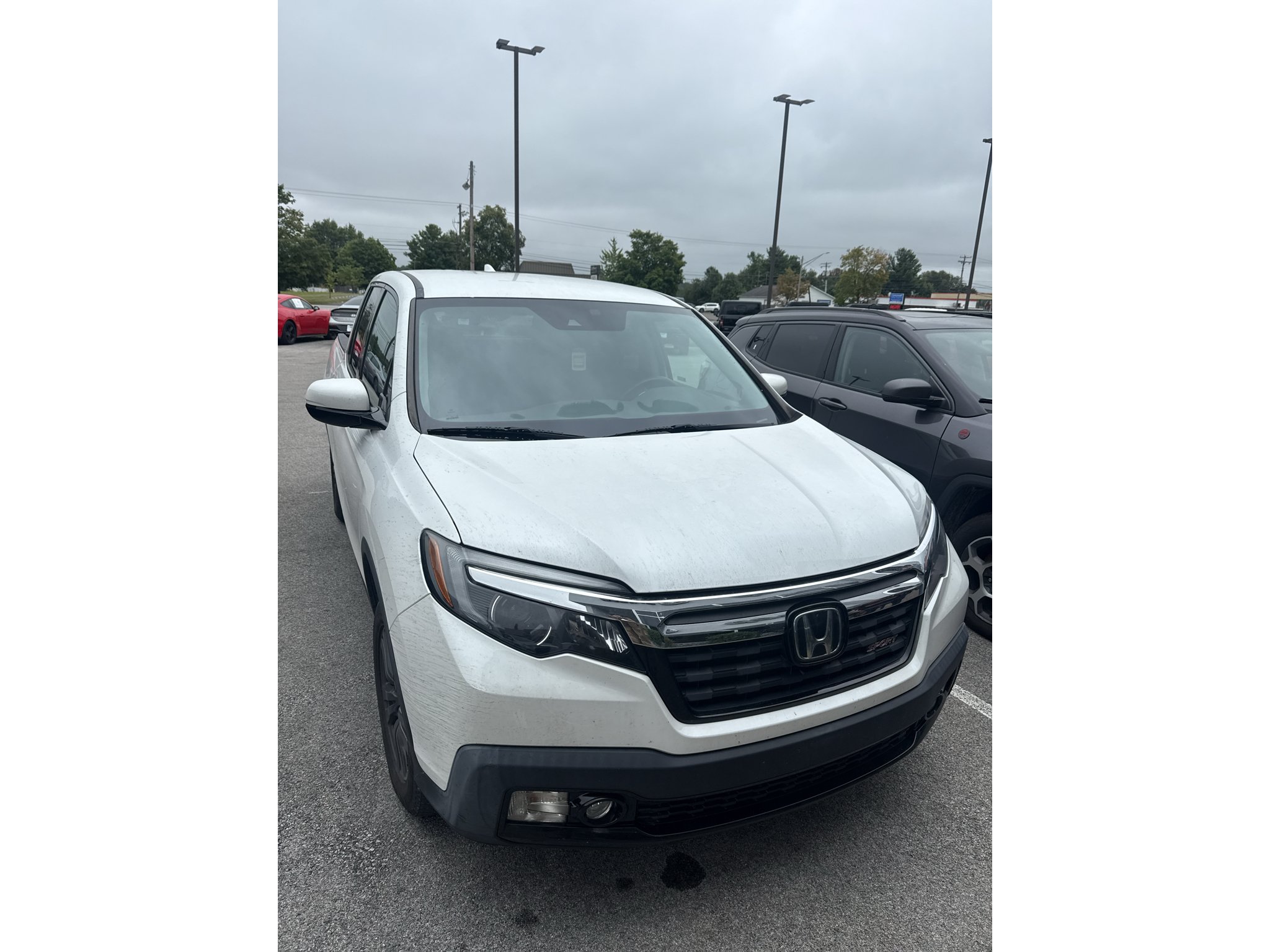 Used 2020 Platinum White Pearl Honda Sport image 1