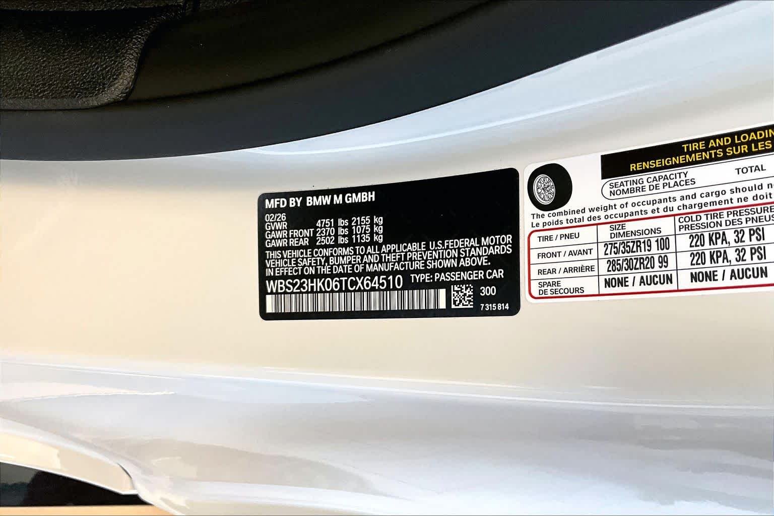 Used 2026 Alpine White BMW Competition image 18